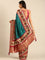 Green Banaras Silk Saree With Kalamkari Printed Border