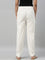 Women Solid Cream Comfort Fit Cotton Pants