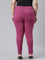 Women Solid Fuchsia Super Stretch Jeggings