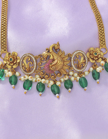 Designer Peacock Chain Bajuband