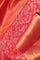 French Pink Flora Kanjivaram Silk Saree