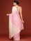 Baby Pink Crepe Stone Work Saree