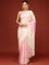 Baby Pink Crepe Stone Work Saree