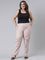 Women Light Pink Chinos Trousers