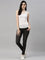 Women Solid Black Denim Jeggings