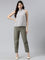 Women Olive Green Chinos Trousers