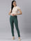 Women Solid Evergreen Super Stretch Jeggings