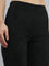 Black Suede Bell Bottom