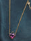 Swarovski Crystal Love Lock Crystal Chain Pendant
