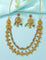Designer Elegant Matt Kempu Necklace Set