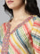Neeru's Beige Regular Straight Printed Readymade Suits
