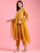 Mustard Vichithraa Silk Anarkali Three Piece Suit Set