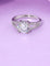Designer Zirconia Solitaire Adjustable Finger Ring
