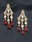 Designer Gold Plated Zirconia Ruby Necklace Set