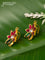Bugadi earrings floral design with jadau kundan stones