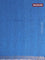 Bengal soft cotton saree cs blue with plain body and zari woven border