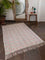Aster Block Printed Cotton Dhurrie Rug