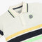 Boys Striped Polo Neck Sports Yarn Dyed T-Shirt