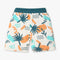 Boys All Over Print Knee Length Mid Rise Shorts