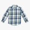 Boys Full Sleeve Shirt Collar Checkered Shirt