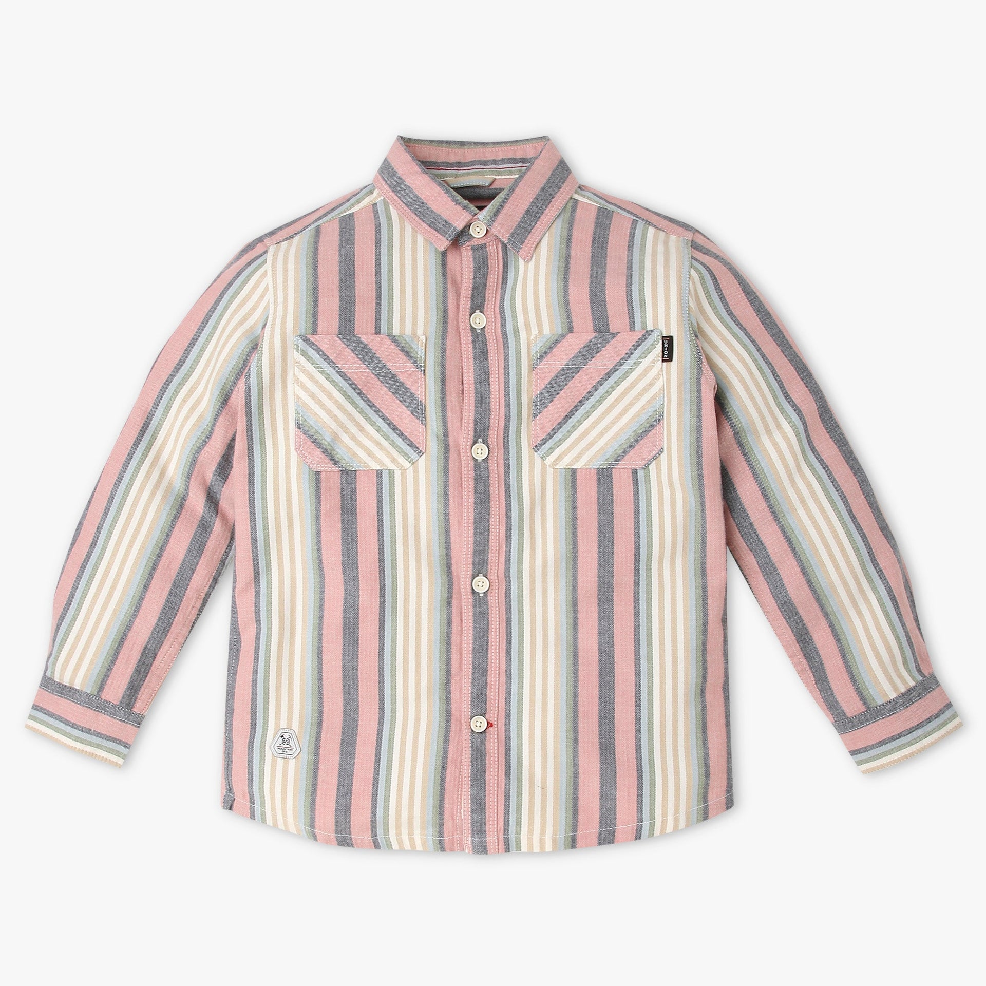 Boys Cotton Checkered Shirt