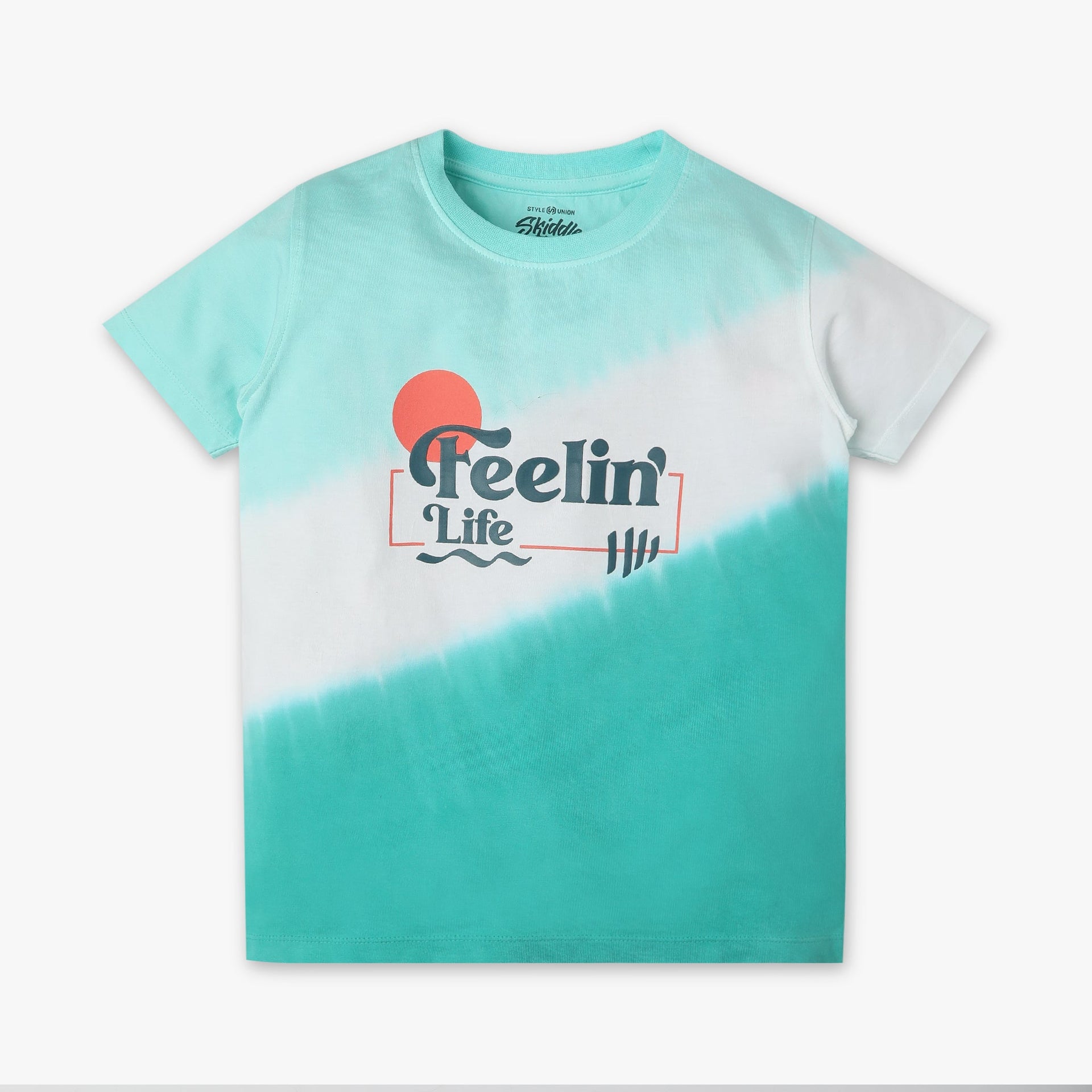 Boys Crew Neck Tie - Dye Skiddle T-Shirt