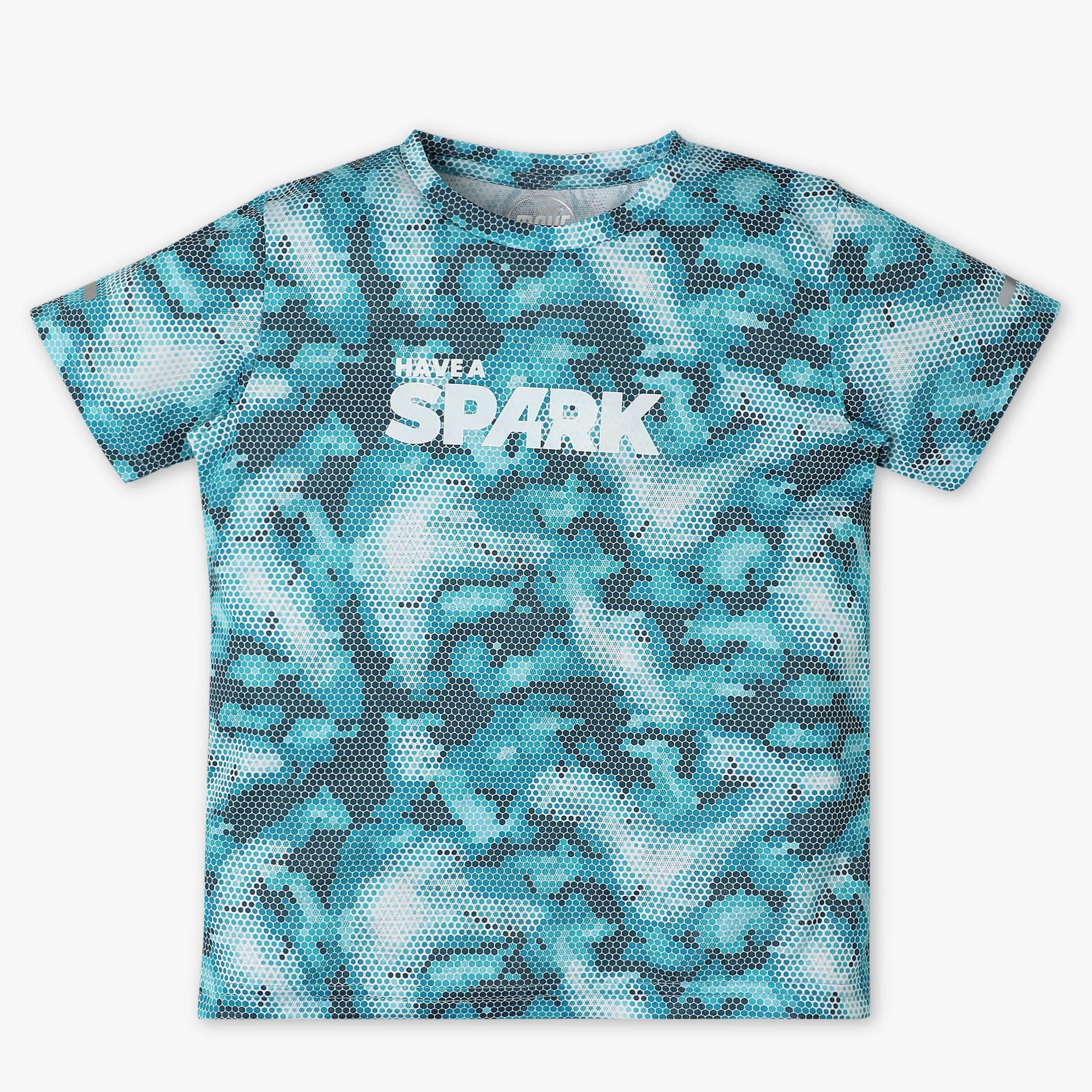 Boys Printed Crew Neck Sublimation Move T-Shirt