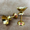 Brass Lotus stand diya, Brass Kamal Diya, Brass Oil lamp, Gift Item ( Set of 2 Pcs )