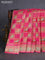Banarasi georgette saree pink with bandhani prints & mina weaves