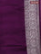 Chiniya silk saree mauve pink and wine shade with allover zari weaves and zari woven border