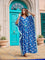 Blue Paradise Long Cotton Kaftan
