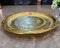 Brass Puja Plate, Pooja ki thali Nakshee Om Design embosed Pooja Plate (Dia 7 Inches)