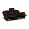 Carolina 3 Seater Sofa with 2 Manual Sofa Recliners- Brown