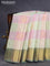 Pure kanchipuram silk saree multi colour and dark green with allover paalum pazhamum checks & buttas and zari woven border