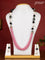 Jaipur baby pink crystal beaded necklace with brown stones