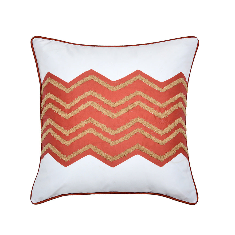 Amelia Rust Throw Pillow