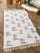 Diya Block Printed Cotton Dhurrie Rug