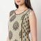 Boat Neck Sleeveless Kurta