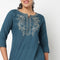 Embroidered Yoke Kurta