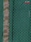 Banarasi semi crepe saree green with allover thread & zari woven brocade weaves and woven border