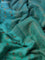 Chiniya silk saree pastel blue and teal green with allover zari buttas & bandhini prints and zari woven border