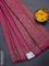 Banarasi semi silk saree pink with allover thread & zari woven butta weaves and woven border