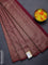 Banarasi semi silk saree maroon with allover thread & zari weaves and woven border