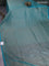 Banarasi semi silk saree teal blue with allover thread & zari weaves and woven border