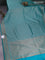 Banarasi semi silk saree teal green with allover thread & zari weaves and woven border