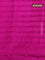 Banarasi semi silk saree magenta pink with allover thread & zari weaves and woven border