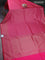 Banarasi semi silk saree pink with allover thread & zari weaves and woven border