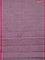 Coimbatore cotton saree pastel maroon and pink with allover self emboss and thread woven border