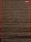 Coimbatore cotton saree chikku shade and brown with allover self emboss and thread woven border