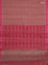 Coimbatore cotton saree maroon and pink with allover self emboss and thread woven border